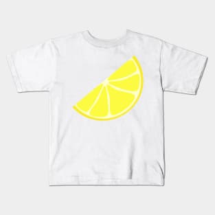 Lemon Wedge (white background) Kids T-Shirt